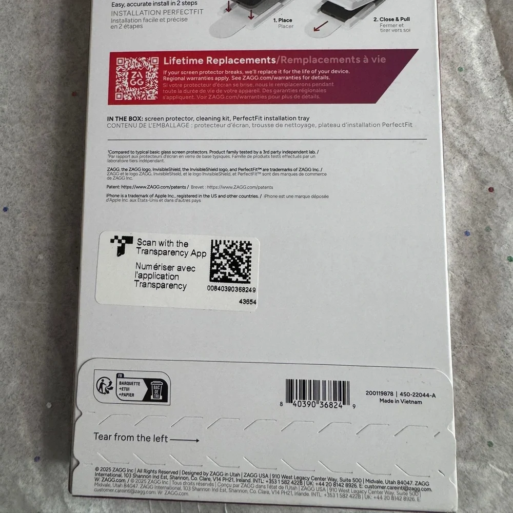 ZAGG Glass+ Screen Protector for iPhone 6.3